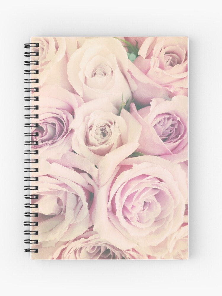 Thumbnail 1 of 3, Journal, Gift for Gardener - Pink Rose Blush Pastel Gift - Floral Present designed and sold by OneDayArt.