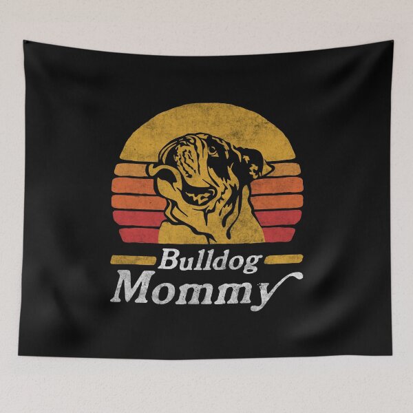 Item preview, Retro Vintage English Bulldog Mommy designed and sold by More Cute Dogs.