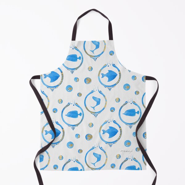 Aperçu de l'œuvre Poisson Bulle / turquoise&doré créée et vendue par MCWestenbergh.