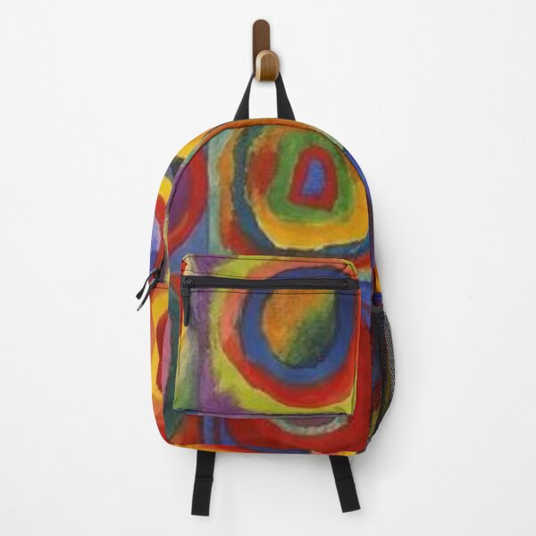 Item preview, Cooor study squares with concentric circle art by wassily kandinsky designed and sold by Golido.