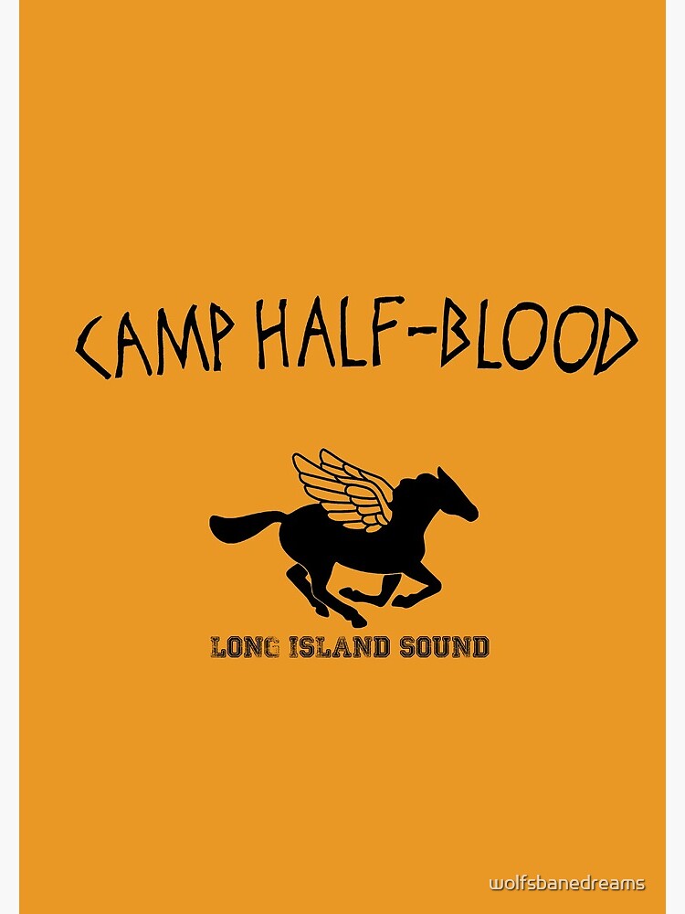 Camp Half-Blood logo Poster for Sale by redcharparker