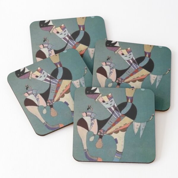 Item preview, The floating figure art of wassily kandinsky classic poster  designed and sold by Golido.