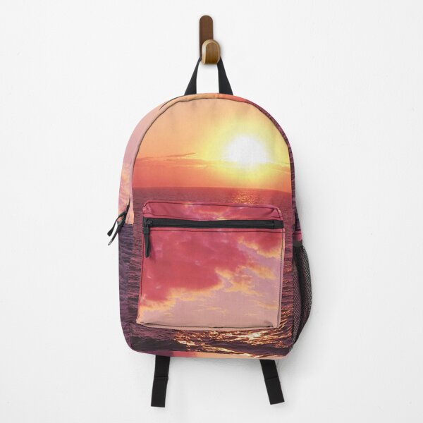 Item preview, Dark Pink Sunset on a Beach - Watercolor Painting 2 designed and sold by Unaiza Khalid.