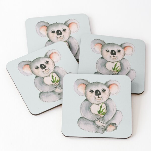 Item preview, Watercolor Cute baby koala designed and sold by Designs1279.