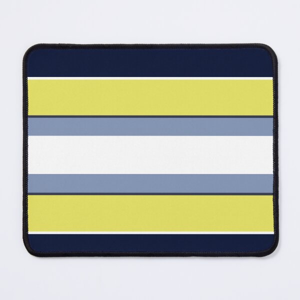 Item preview, Colorful Minimal Line Art Blue Mrain Yellow White designed and sold by BeatrisVeres.