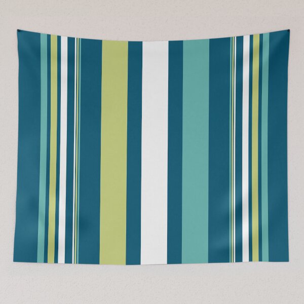 Item preview, Colorful Minimal Line Art Blue Green Yellow designed and sold by BeatrisVeres.