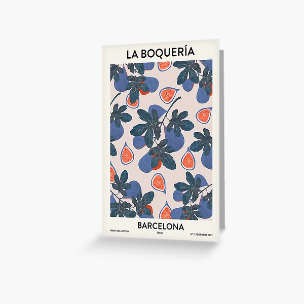 Fruit market Barcelona La boqueria Greeting Card