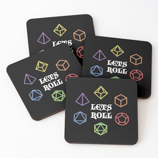 Item preview, Lets Roll Dungeons and Dragons Dice designed and sold by SimplyNewDesign.