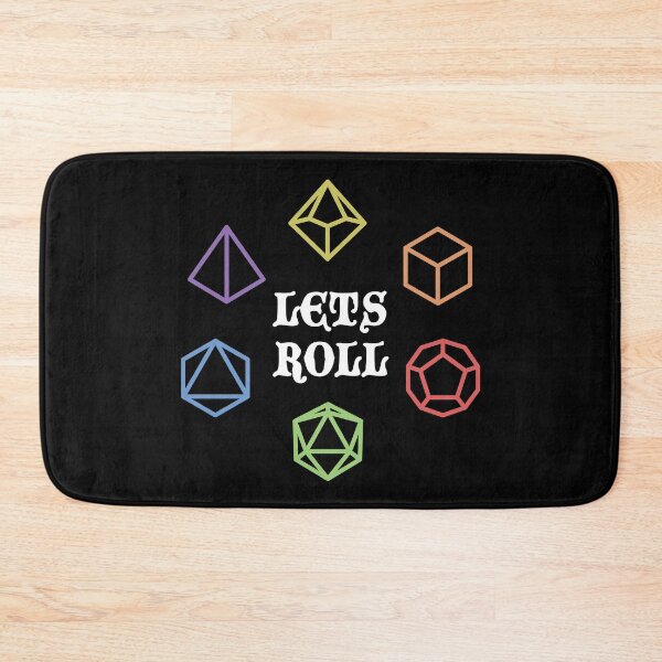 Item preview, Lets Roll Dungeons and Dragons Dice designed and sold by SimplyNewDesign.
