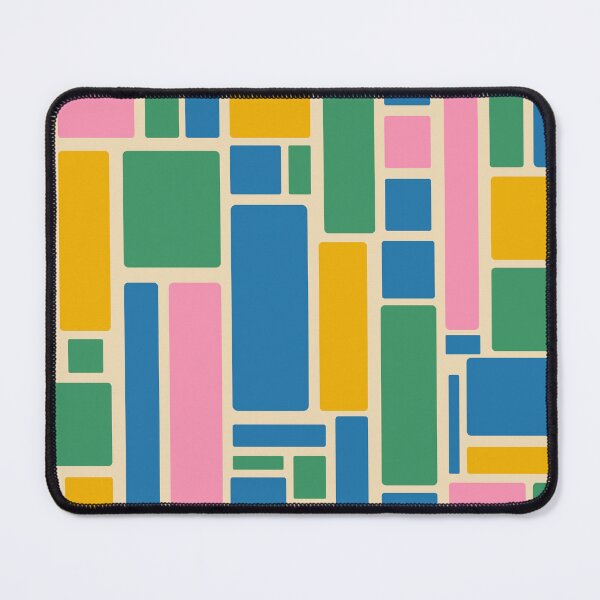 Item preview, Modulus Colorful Retro Geometric Pattern Green Pink Yellow Blue  designed and sold by kierkegaard.