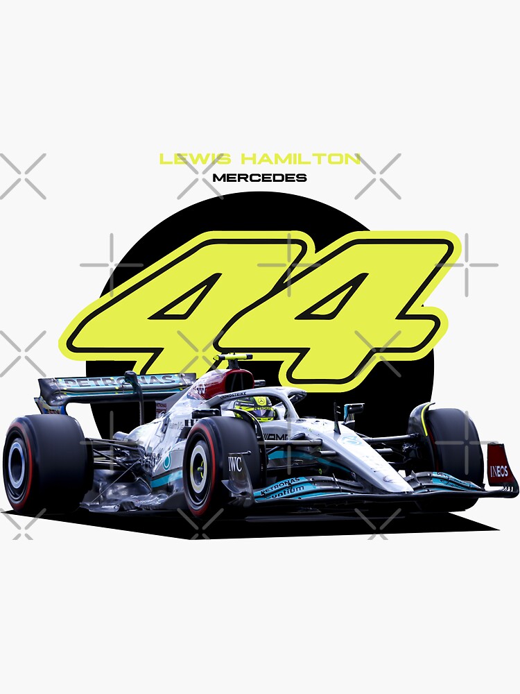 "Lewis Hamilton 44 - W13 - F1 2022" Sticker for Sale by F1RB | Redbubble