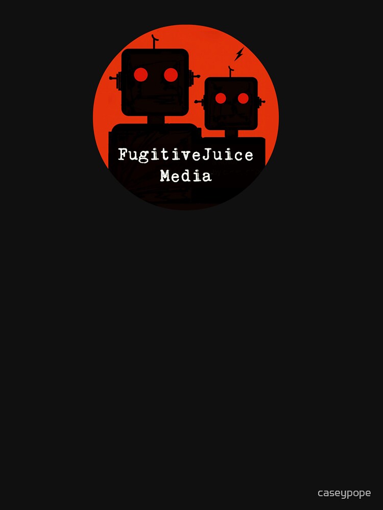 Robot Logo - FugitiveJuice Media by caseypope