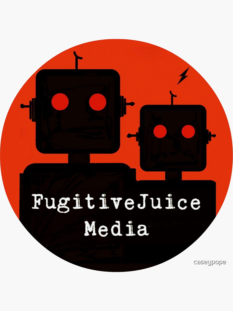Robot Logo - FugitiveJuice Media by caseypope