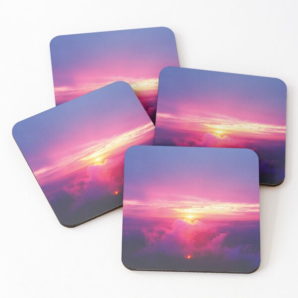 Item preview, Blue Clouds with Pink Sunset - Watercolor Painting 2 designed and sold by Unaiza Khalid.