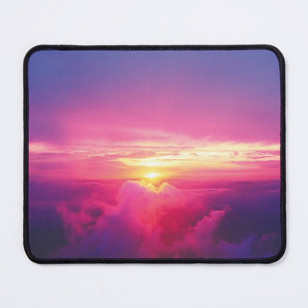 Item preview, Blue Clouds with Pink Sunset - Watercolor Painting 2 designed and sold by Unaiza Khalid.