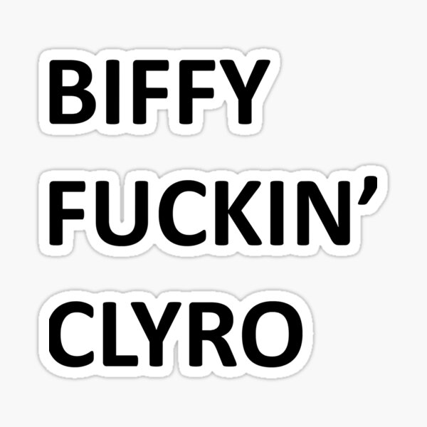 "BIffy Clyro Merchandise " Sticker for Sale by WalterJuana Redbubble