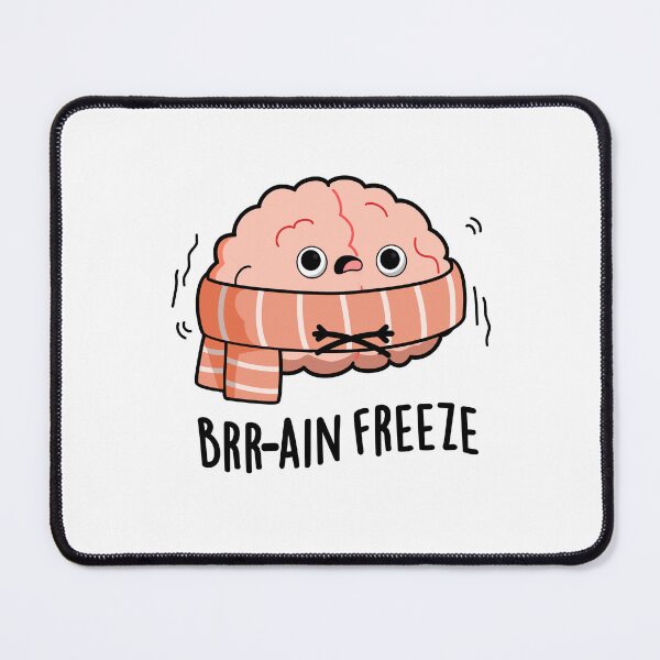 Item preview, Brain Freeze Funny Biology Anatomy Puns  designed and sold by punnybone.