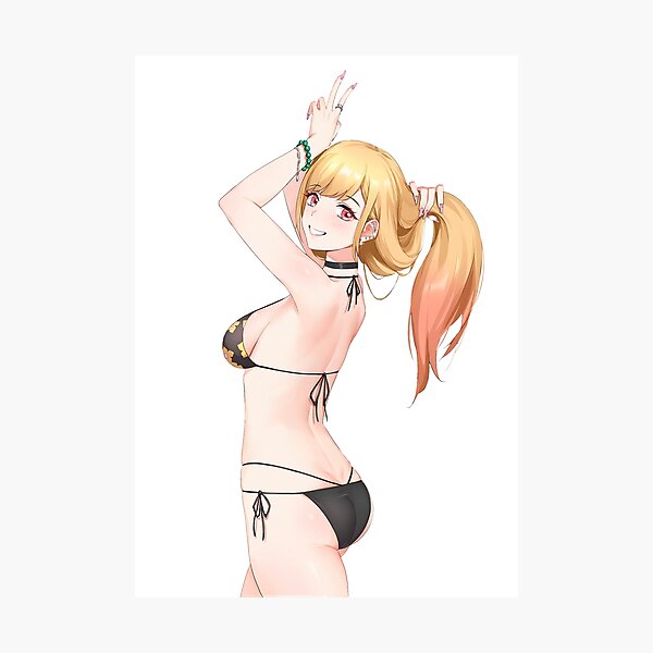 Kawaii Waifu Bikini Marin Kitagawa My Dress Up Darling Photographic Print For Sale By