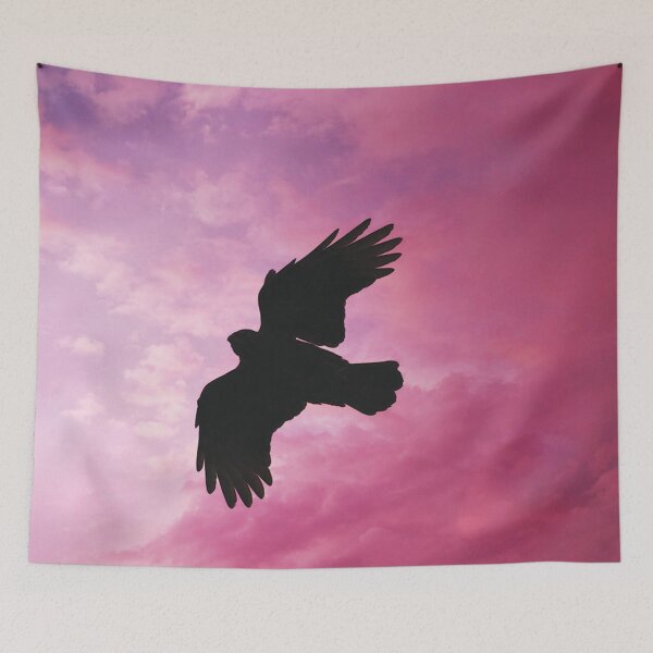 Item preview, Crow Clouds - Watercolor Painting 2 designed and sold by Unaiza Khalid.