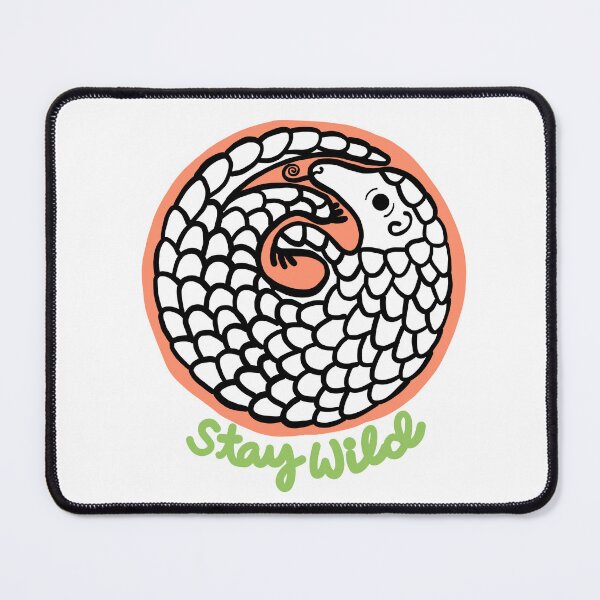 Item preview, Stay Wild - Pangolin designed and sold by Michelle Phong.