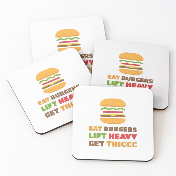 Item preview, Eat Burgers Lift Heavy Get Thicc designed and sold by Teenker.
