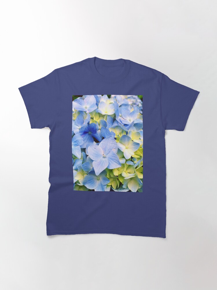 Alternate view of Gardener Gift - Blue Hydrangeas Classic T-Shirt
