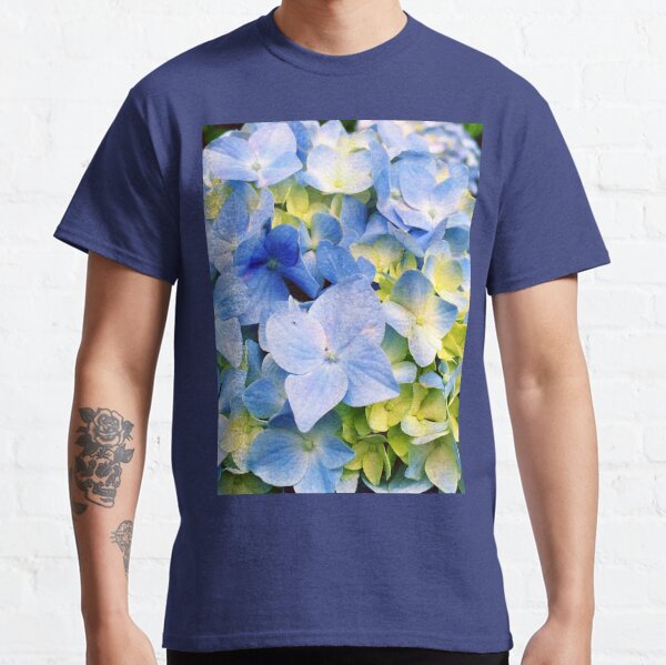 Gardener Gift - Blue Hydrangeas Classic T-Shirt