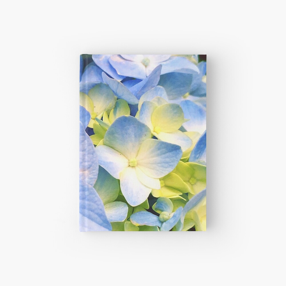 Gardener Gift - Blue Hydrangeas Hardcover Journal