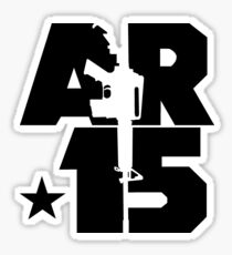 AR-15 (Black) Sticker