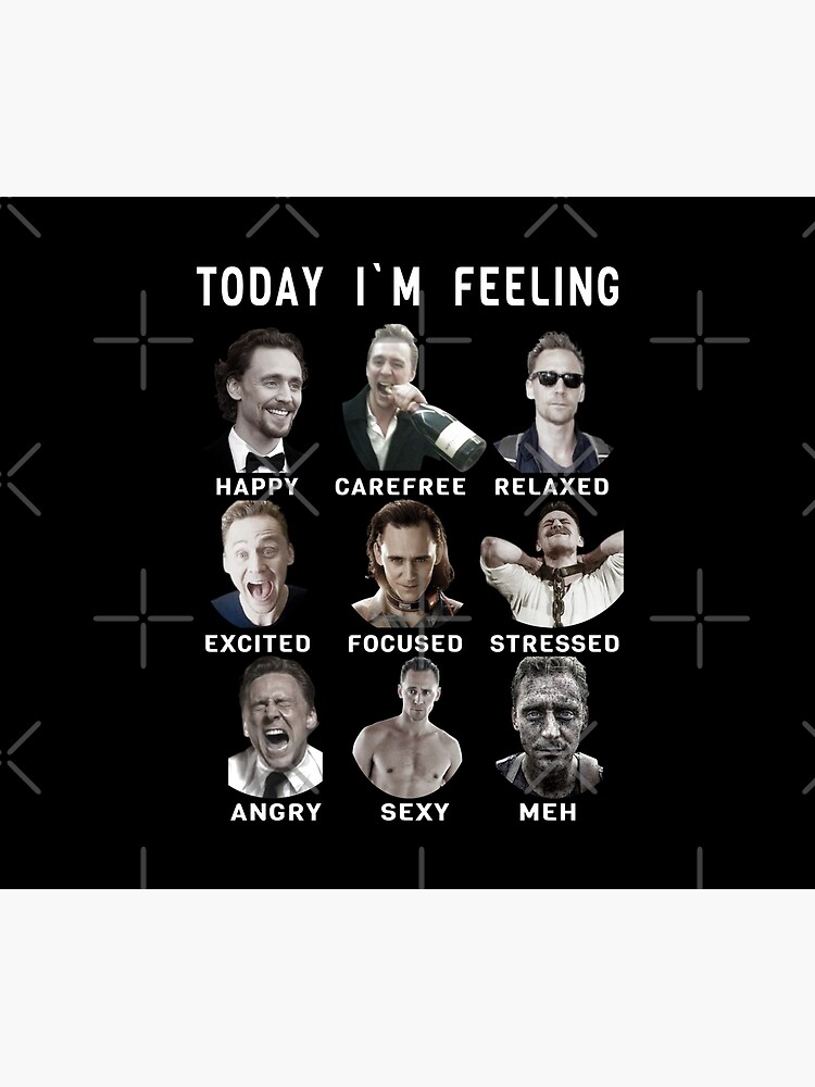 "Tom Hiddleston Funny Feelings Loki Gift" Throw Blanket for Sale by