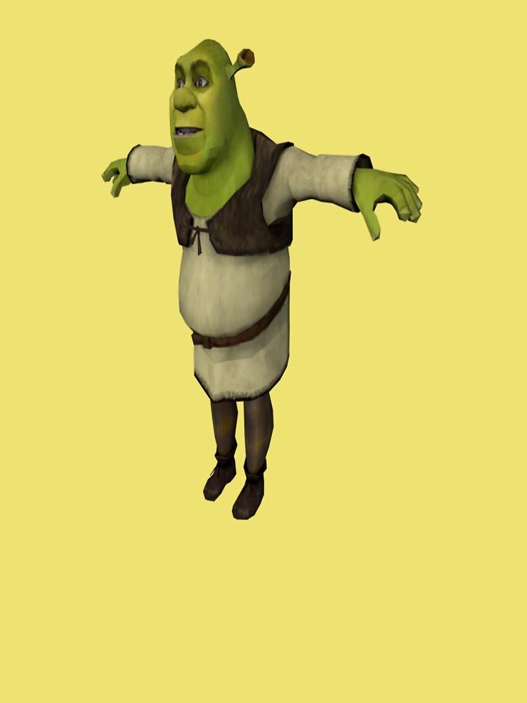 Shrek T-Pose  Photographic Print for Sale by KikimoraFasbn