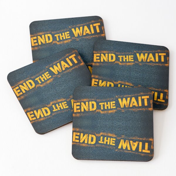Item preview, End the Wait Mirror - Bold Urban Words on the Street designed and sold by gphotobox.