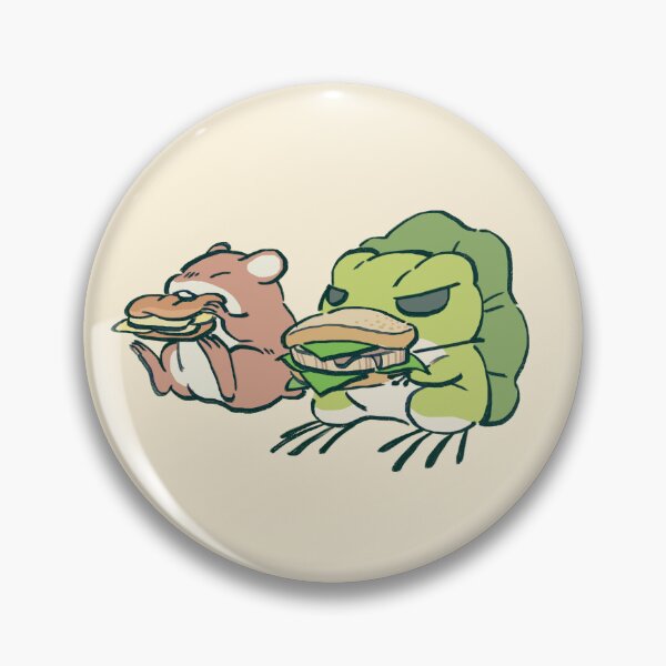 Item preview, I draw traveling frog and mouse eating their meal / tabi kaeru designed and sold by RansRoom.