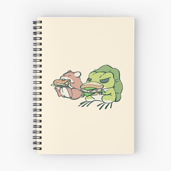 Item preview, I draw traveling frog and mouse eating their meal / tabi kaeru designed and sold by RansRoom.
