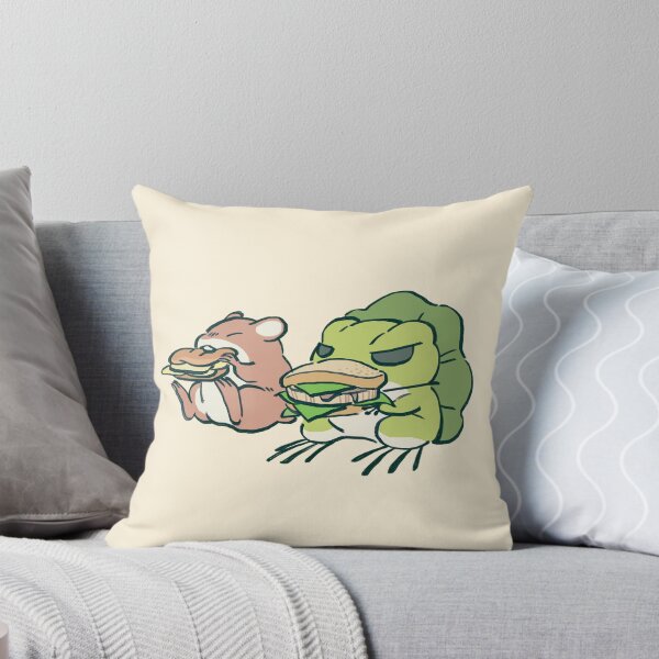 Item preview, I draw traveling frog and mouse eating their meal / tabi kaeru designed and sold by RansRoom.