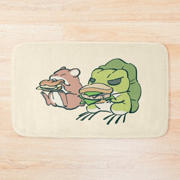 Item preview, I draw traveling frog and mouse eating their meal / tabi kaeru designed and sold by RansRoom.
