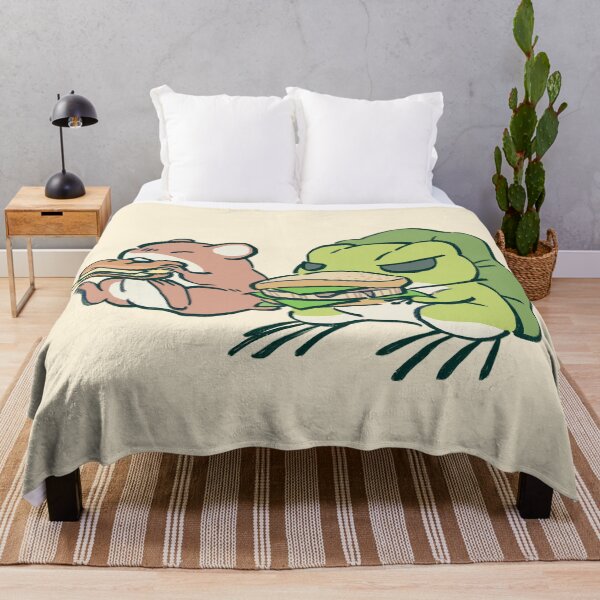 Item preview, I draw traveling frog and mouse eating their meal / tabi kaeru designed and sold by RansRoom.