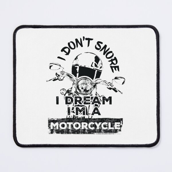 Item preview, I don't snore I dream I'm a motorcycle - Black designed and sold by F440.