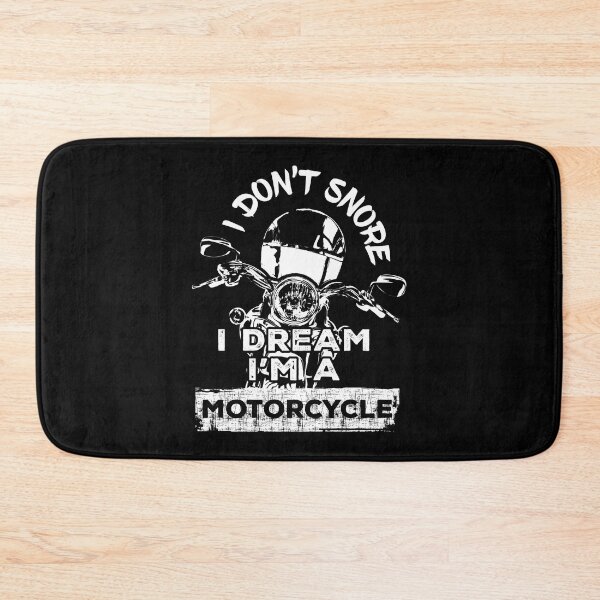 Item preview, I don't snore I dream I'm a motorcycle - White designed and sold by F440.