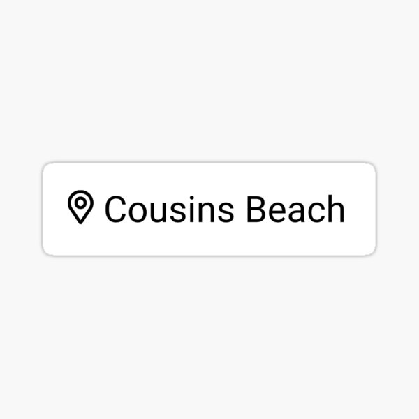 Cousins Beach | The Summer I Turned Pretty Sticker