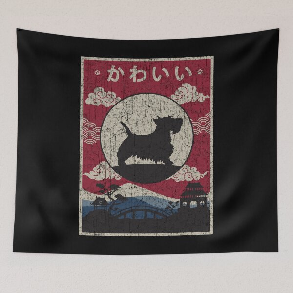 Item preview, Japanese Scottish Terrier Kawaii designed and sold by rafaeltto.