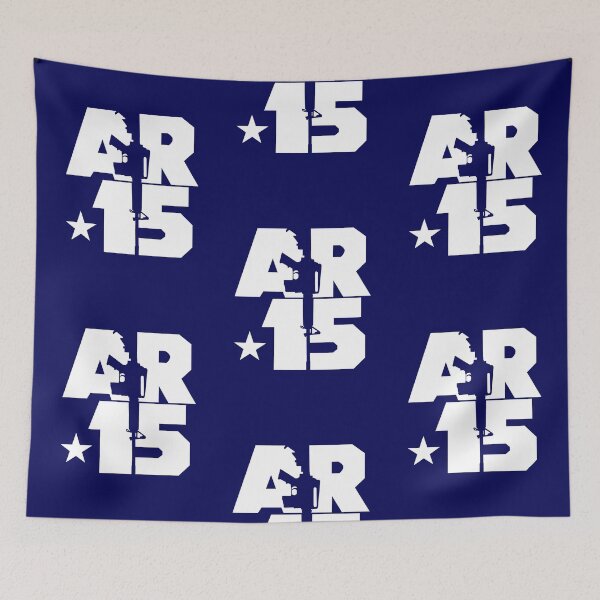 Item preview, AR-15 (White/Navy) designed and sold by kirbeekatz.