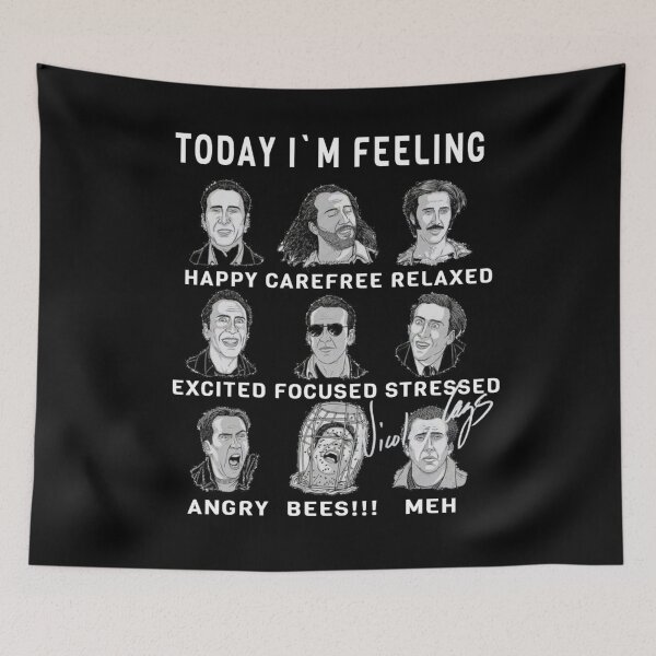 Item preview, Nicolas Cage Funny Feelings - Nicholas Cage - Nick Cage - Nic Cage  designed and sold by PAFDesign.