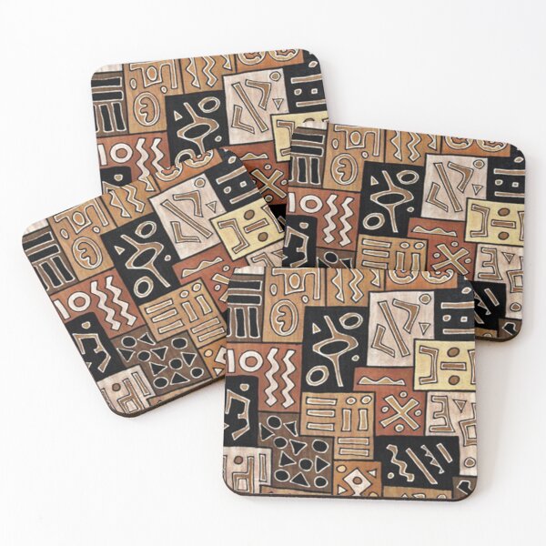 Item preview, Ndebele Fashion Tribal Pattern | African Style Geometry Art  designed and sold by Agmari.