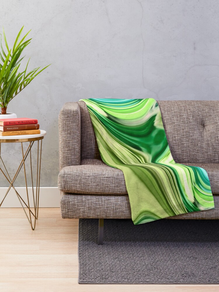 Lime green best sale blanket throw