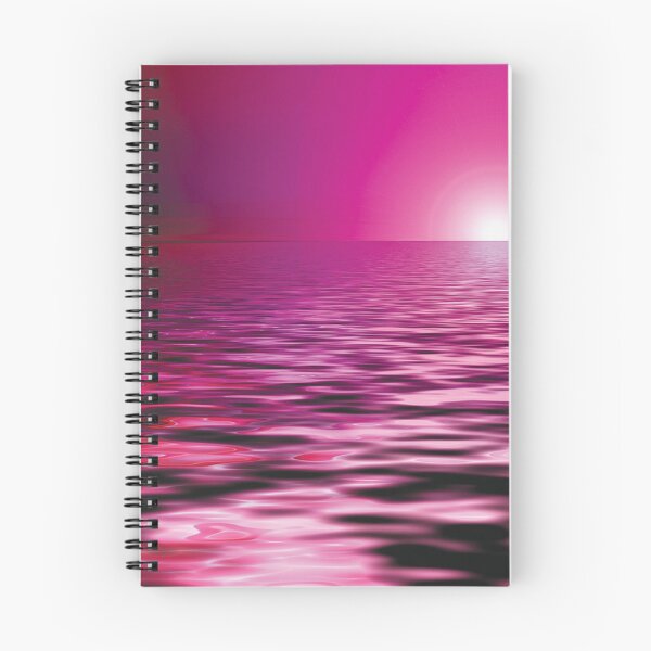 Item preview, Deep Pink Beach Sunset - Watercolor Painting 2 designed and sold by Unaiza Khalid.