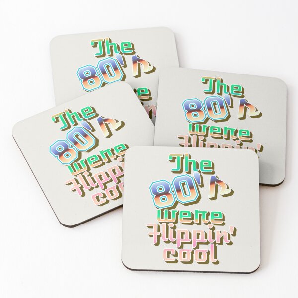 Item preview, Fun The 80's Were Flippin' Cool, Retro Style Design designed and sold by TrulyEpoque.