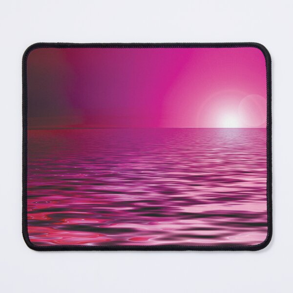 Item preview, Deep Pink Beach Sunset - Watercolor Painting 2 designed and sold by Unaiza Khalid.