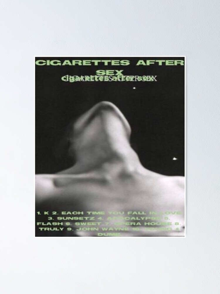 Cigarettes After Sex Band Poster For Sale By Rockfanstore Redbubble