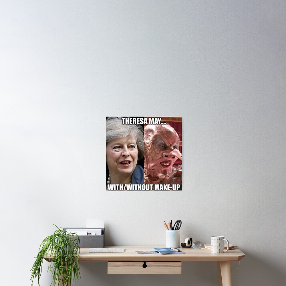 Theresa May In Witches Poster